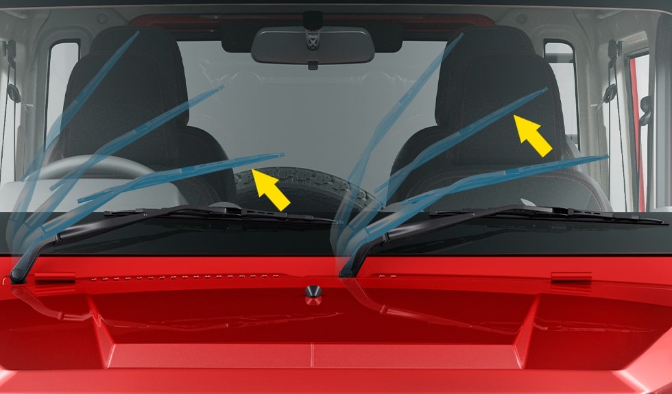 Force Gurkha 2021 with Intermittent Variable Speed Wiper