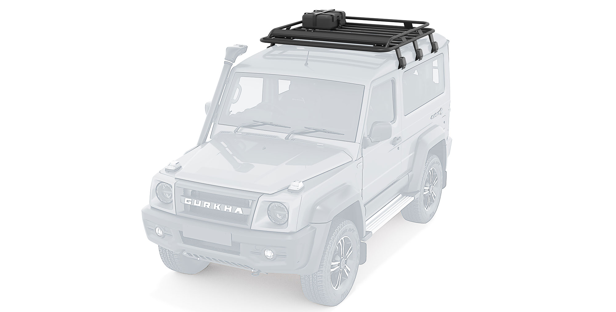 Force Gurkha 2021 4x4x4 off road car with Roof Carrier