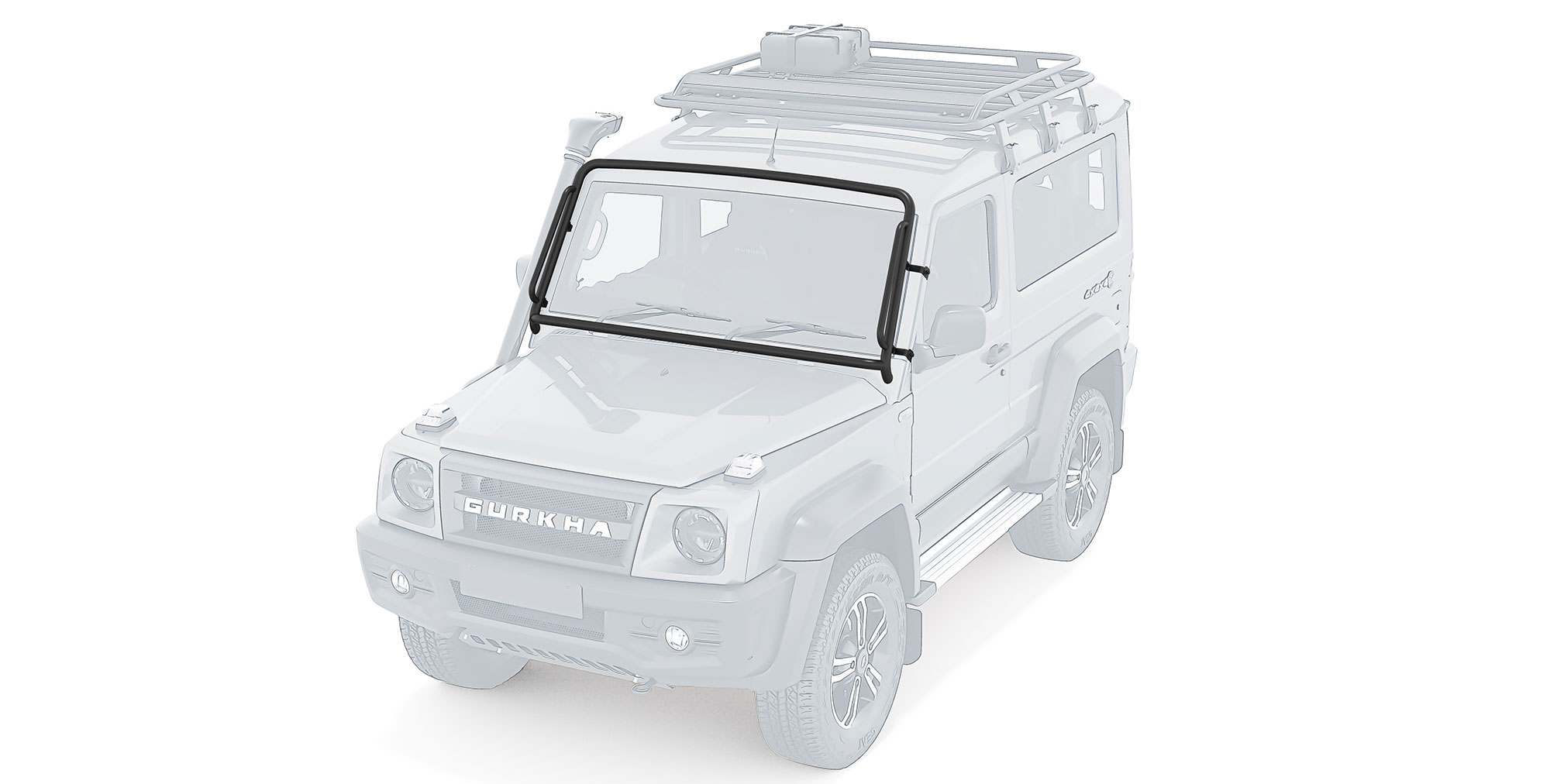 Force Gurkha with Windscreen Bar