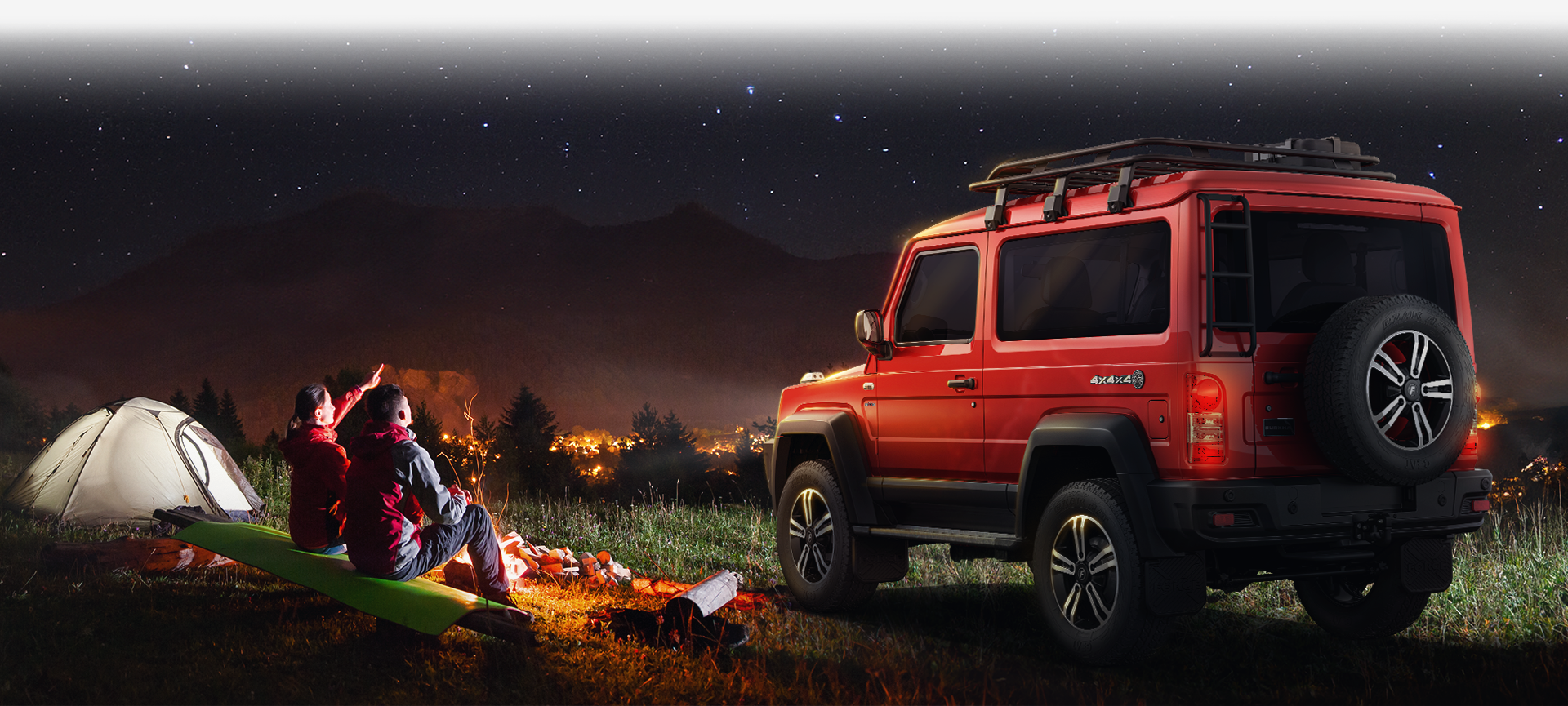 Gurkha Four wheel drive car in India