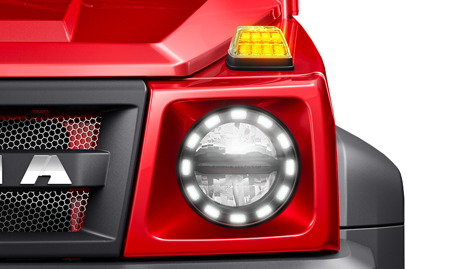 Gurkha 4wd Car with The Force LED Pro Edge Headlamps