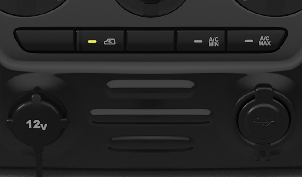 Gurkha 4x4 vehicle with dedicated charging points